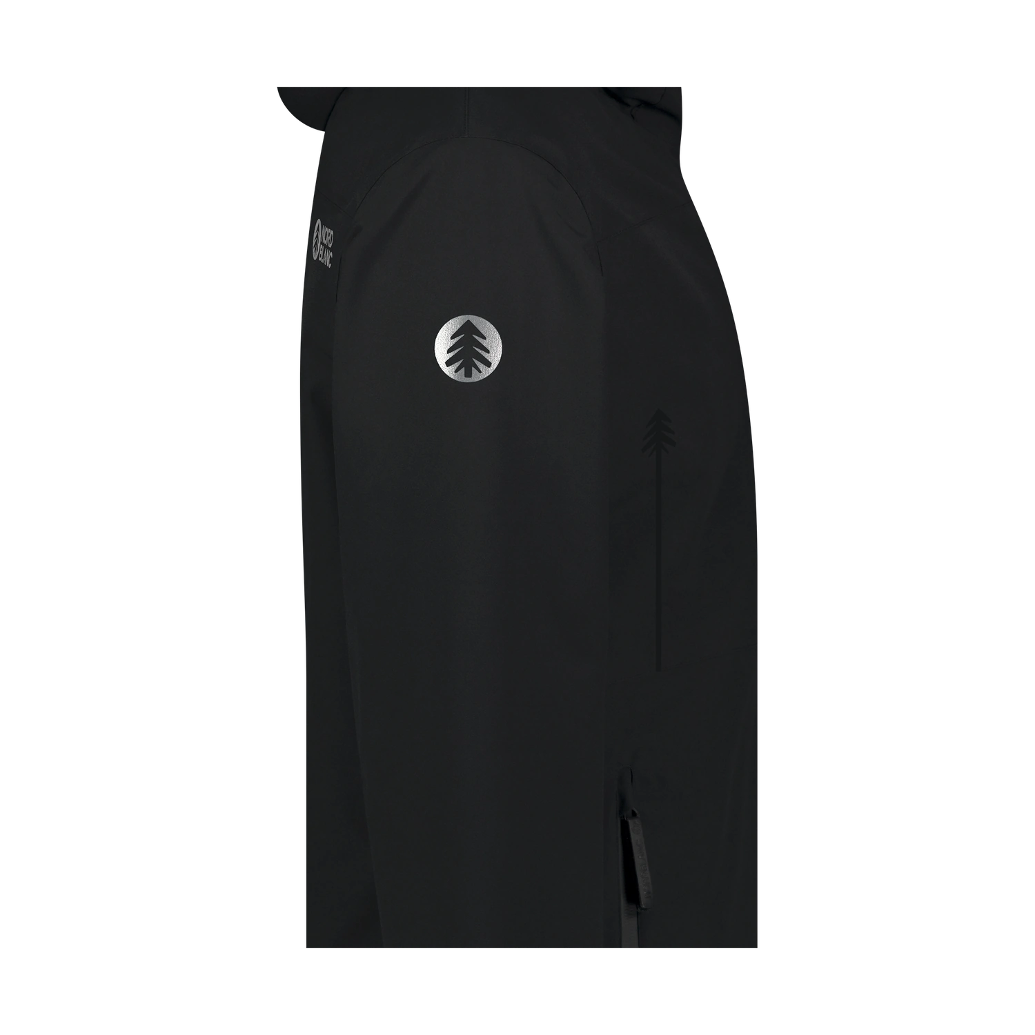 Waterproof outdoor jacket men's - RIGID black-2