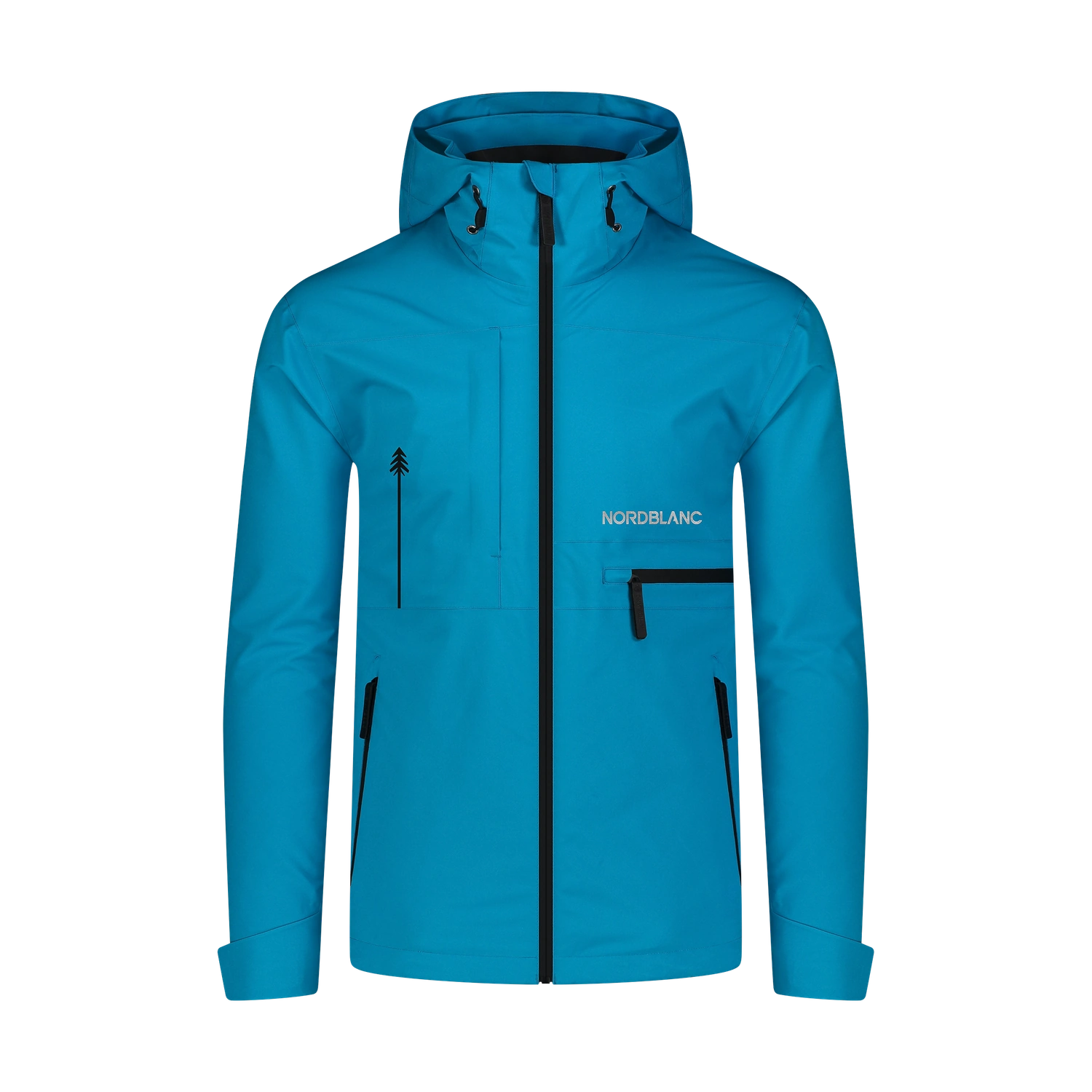 Waterproof outdoor jacket men's - RIGID blue