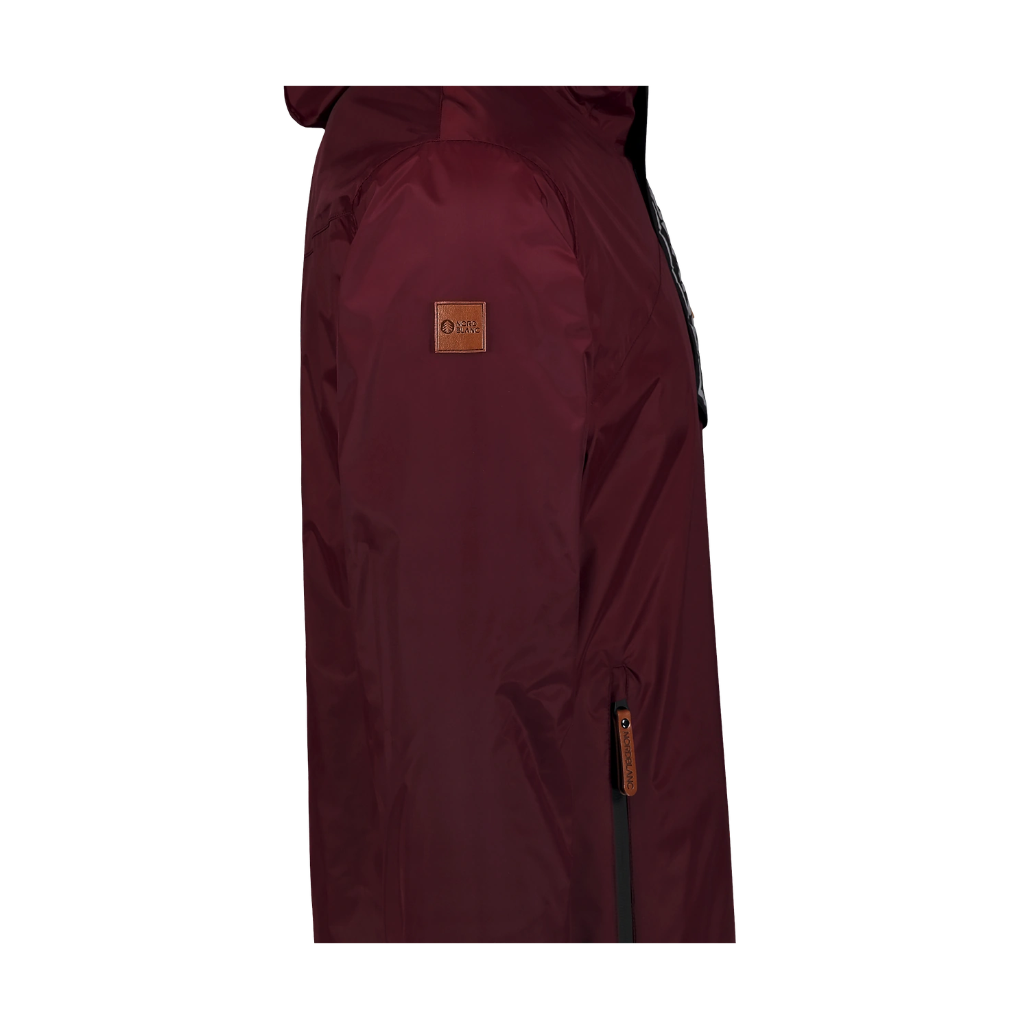Waterproof jacket men's - COARSE wine red-2