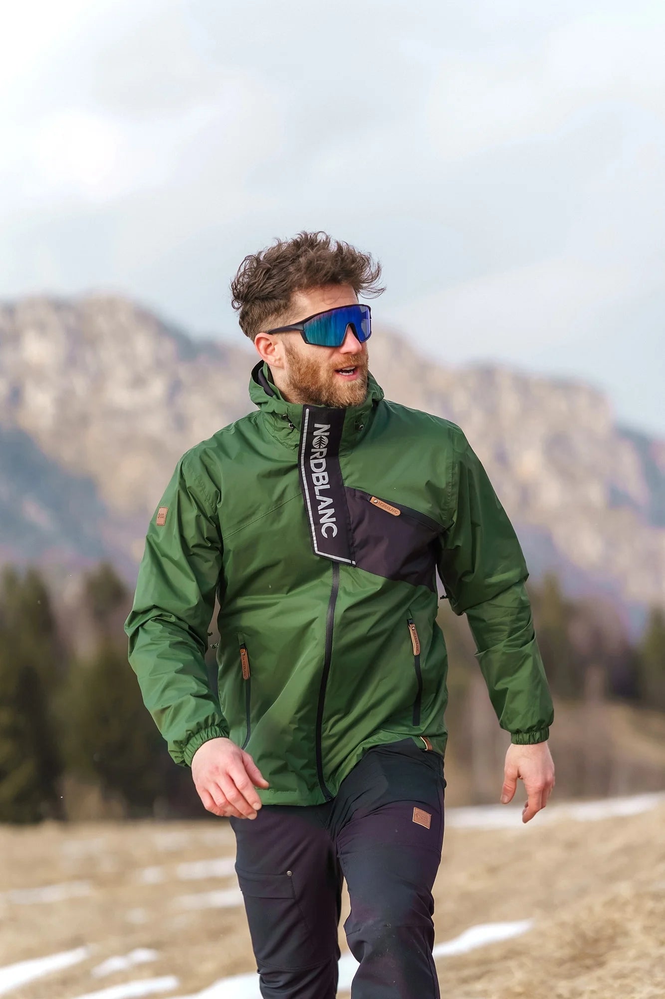 Waterproof jacket men's - COARSE green-4