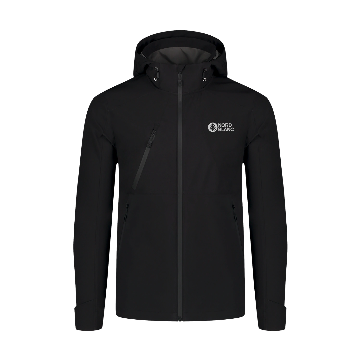 Wasserdichte Leichte- Softshelljacke Herren - OVERLOOK schwarz