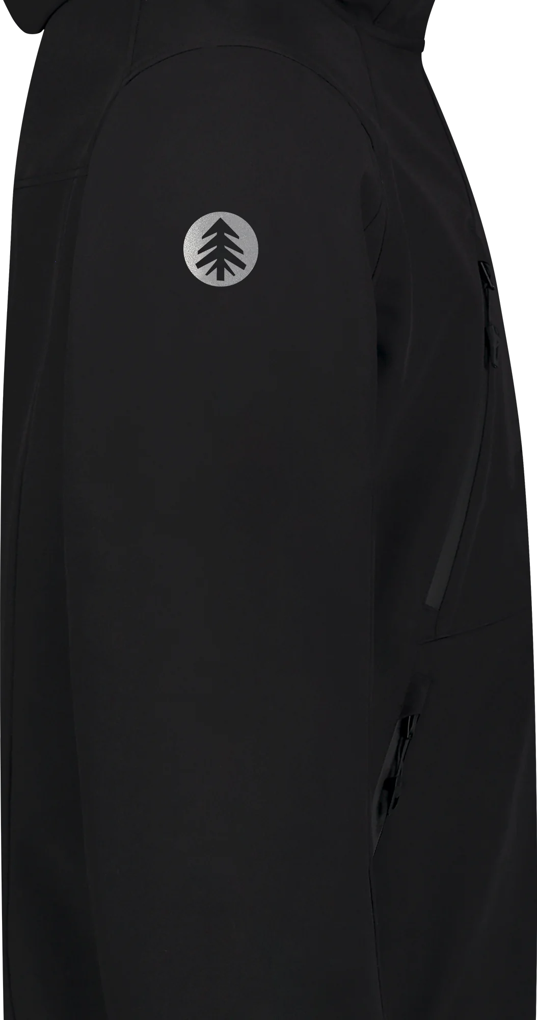 Waterproof light softshell jacket men's - OVERLOOK black-2