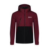 Vodootporna lagana softshell jakna muška - OVERLOOK tamno crvena