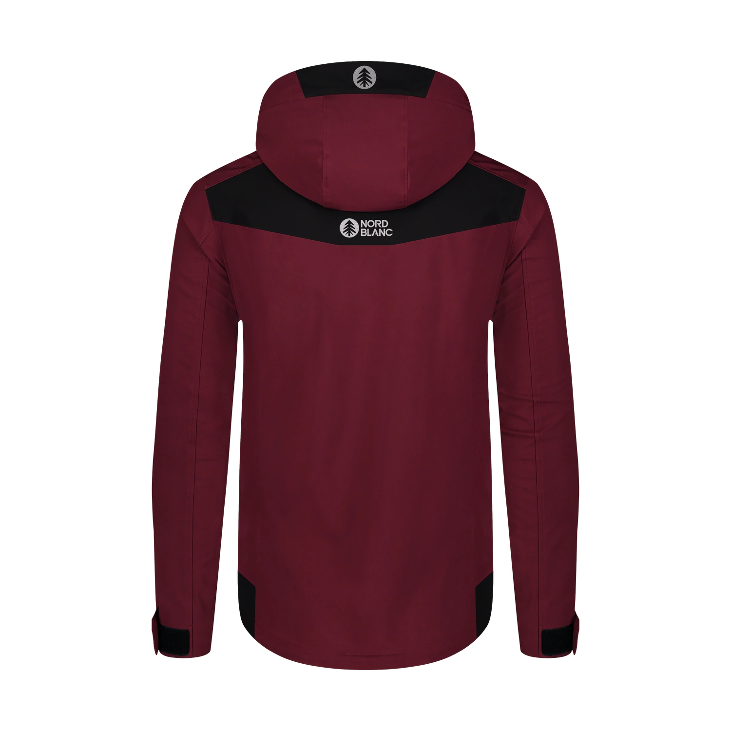 Waterproof light softshell jacket men's - OVERLOOK wine red-9