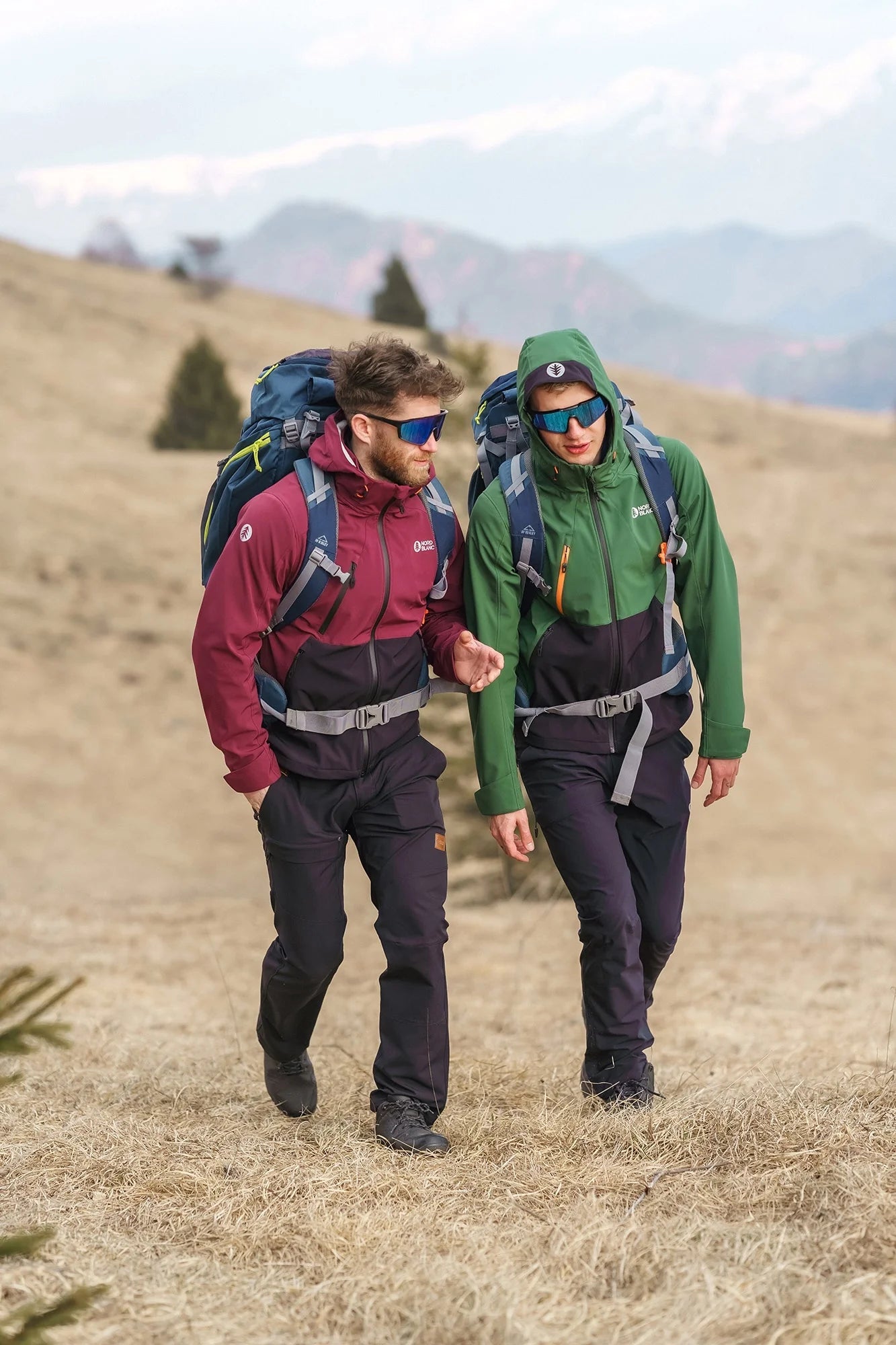 Vodootporna lagana softshell jakna muška - OVERLOOK zelena-2