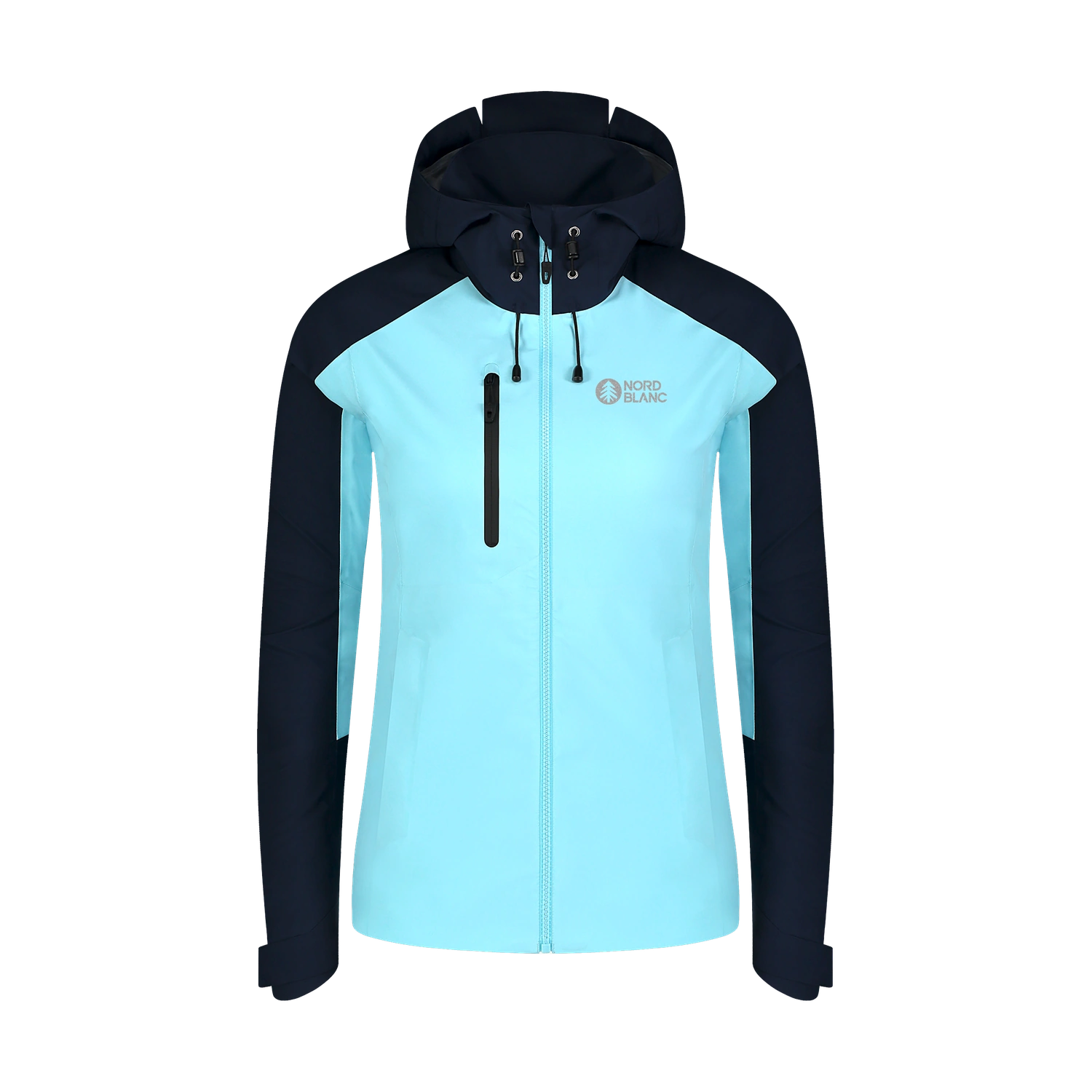Waterproof 3LL outdoor jacket women's - HEYDAY blue