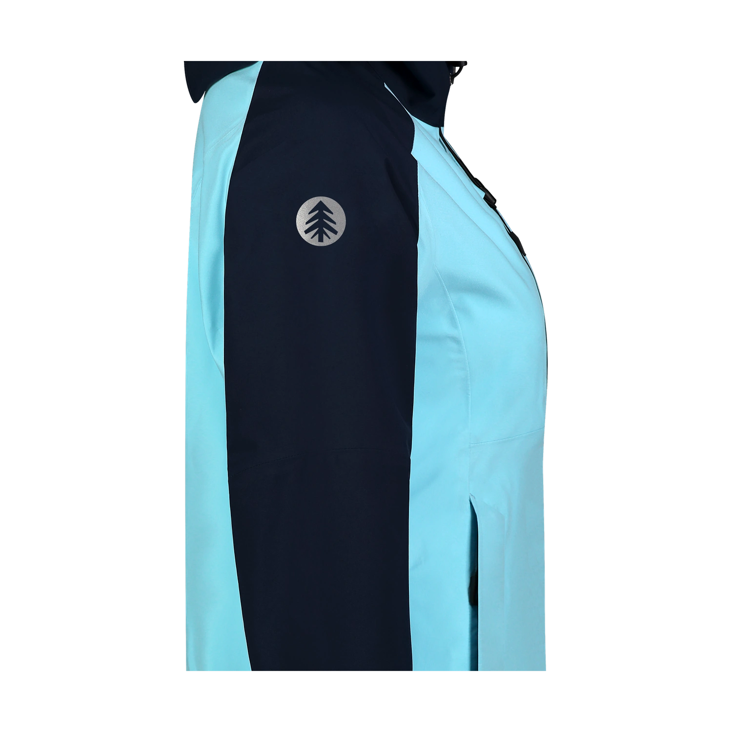 Waterproof 3LL outdoor jacket women's - HEYDAY blue-4
