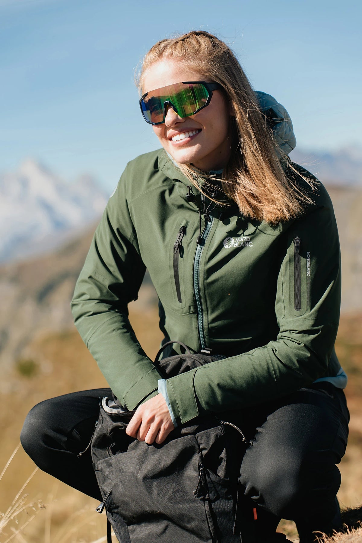 Vodootporna 3LL outdoor jakna ženska - HEYDAY zelena – slika 13