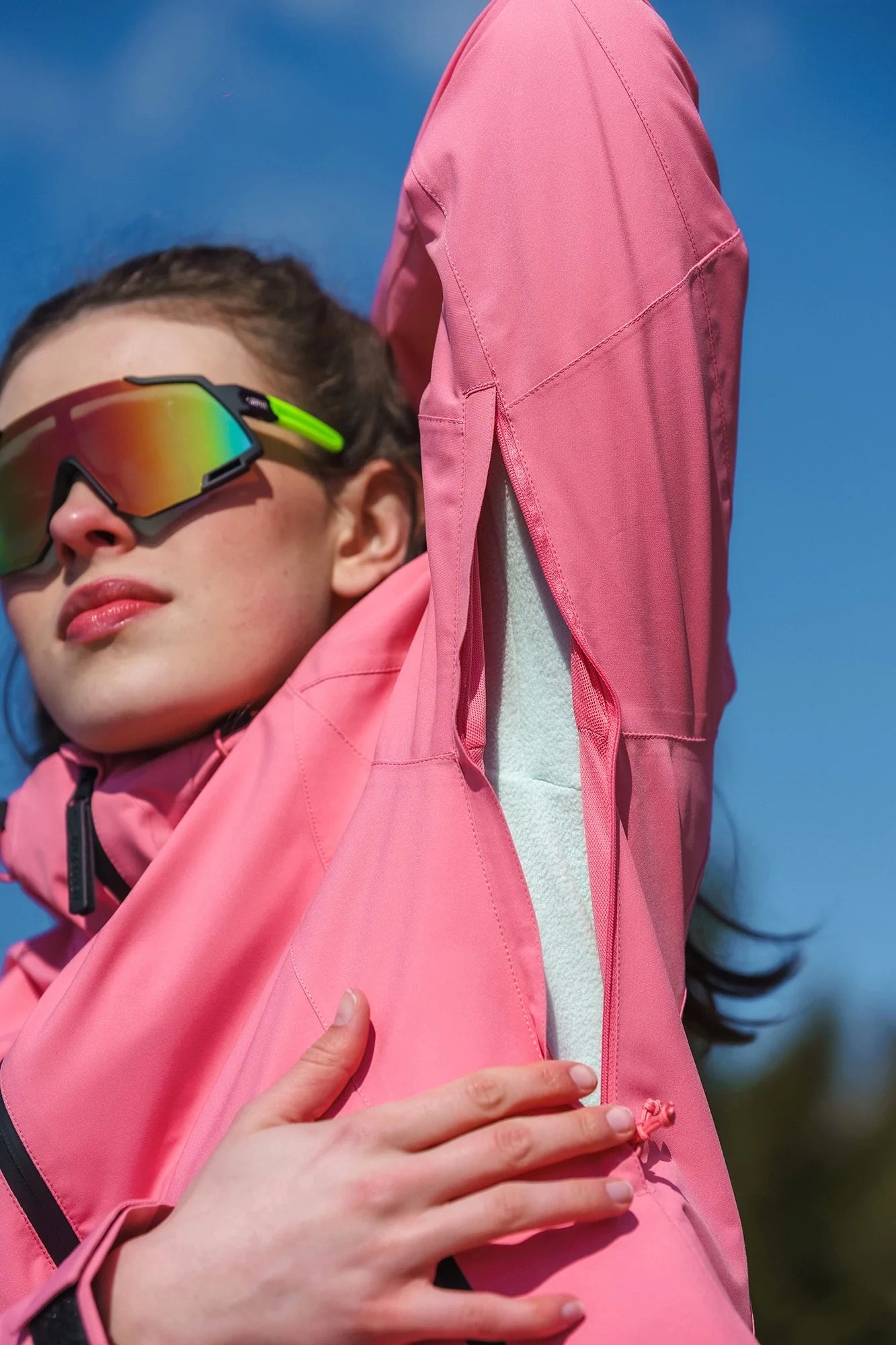 Vodootporna outdoor jakna ženska - BOURNE ružičasta-4