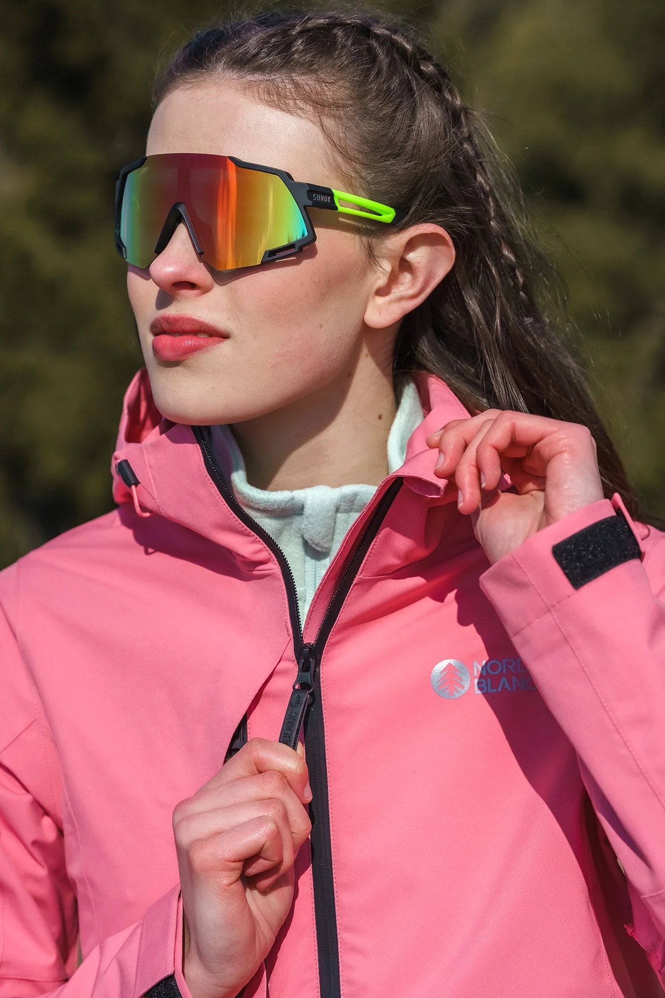 Vodootporna outdoor jakna ženska - BOURNE ružičasta-5