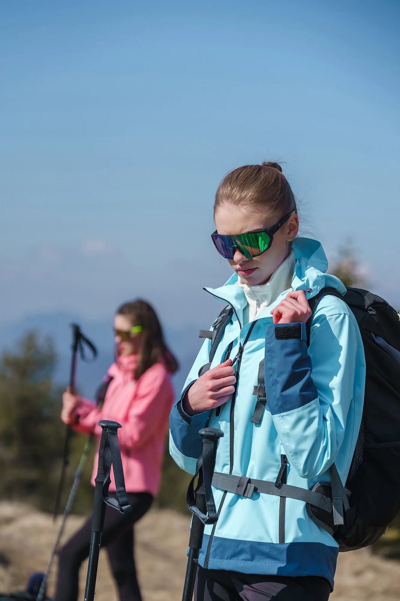 Vodootporna outdoor jakna ženska - BOURNE plava-4