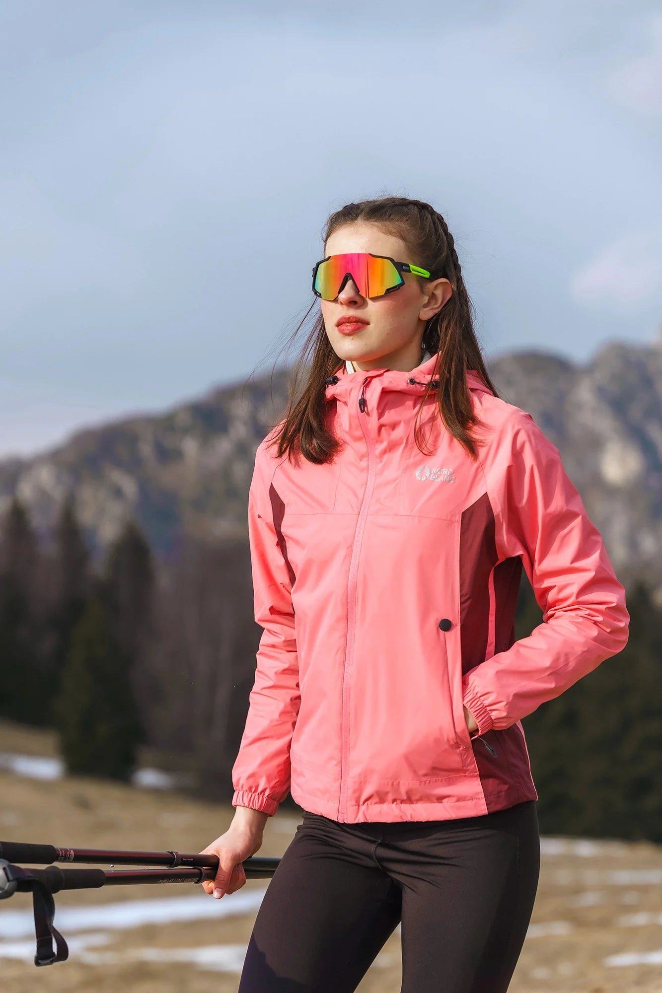 Wasserdichte Jacke Damen - ELDER pink-6