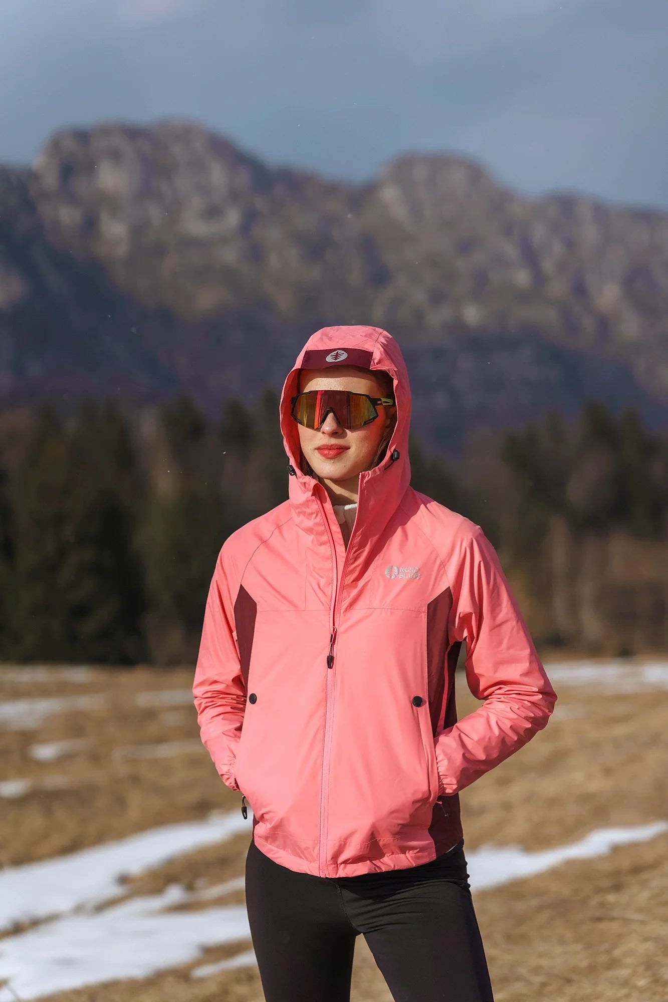 Wasserdichte Jacke Damen - ELDER pink-7