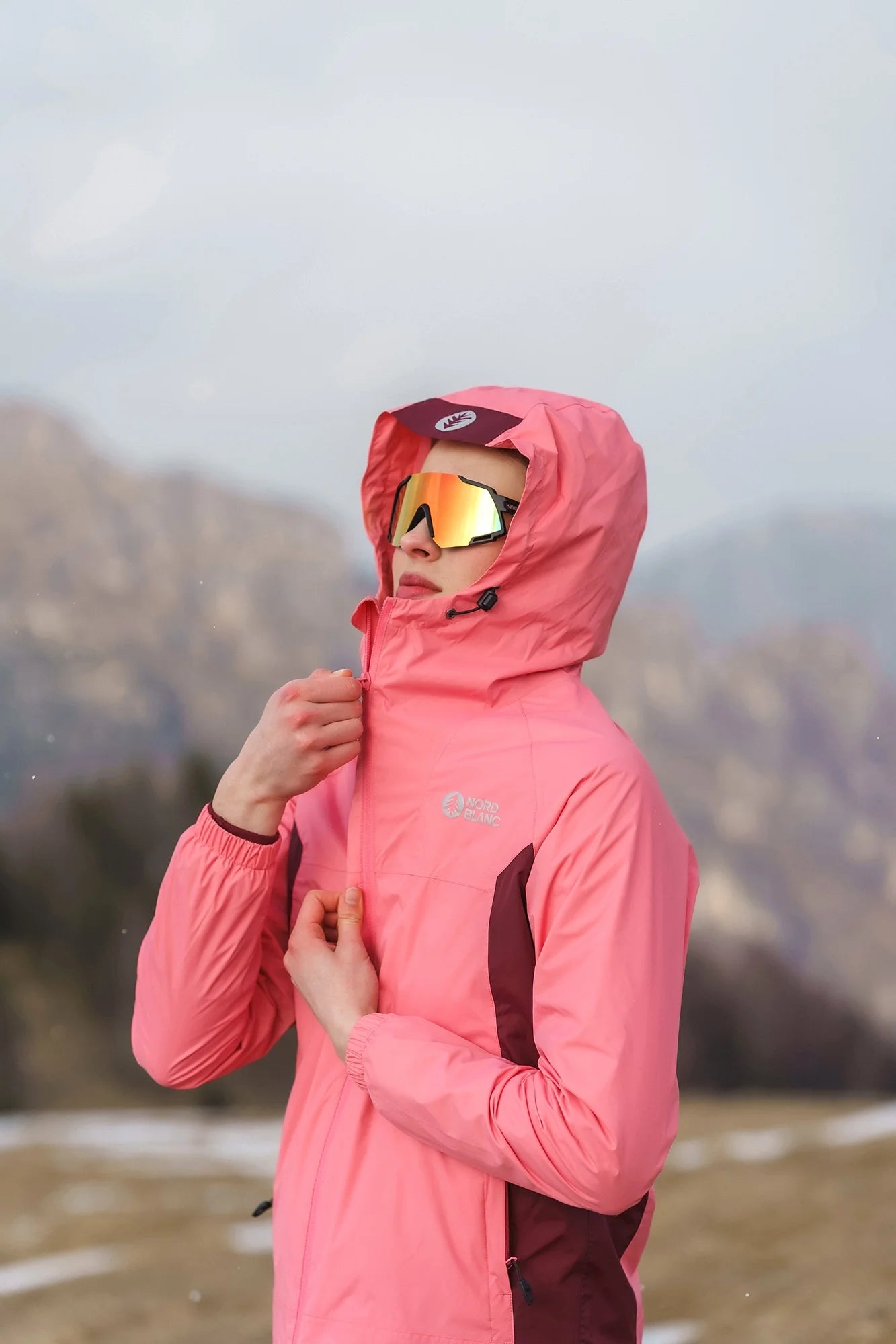 Wasserdichte Jacke Damen - ELDER pink-9