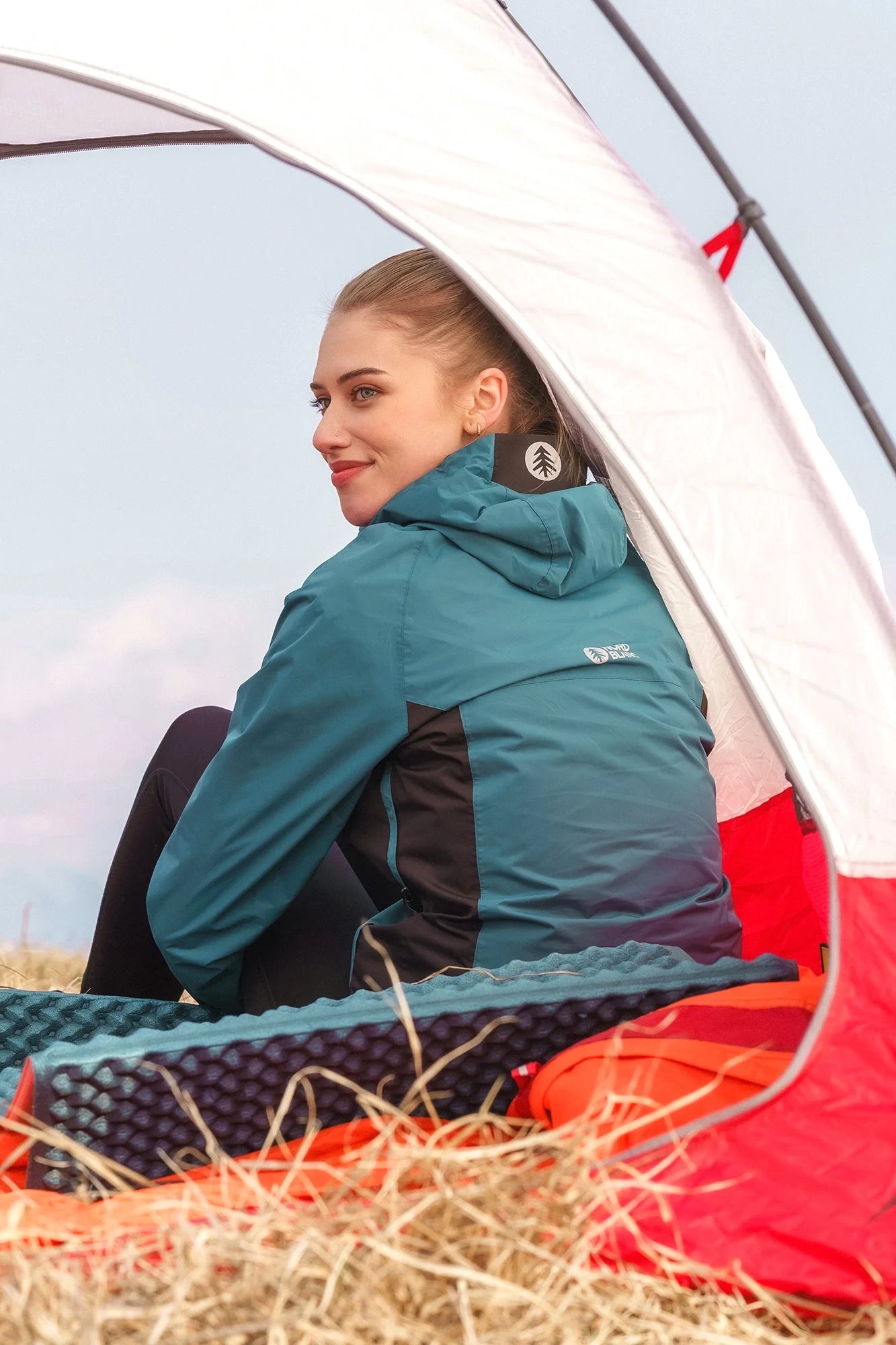 Wasserdichte Jacke Damen - ELDER grün-3