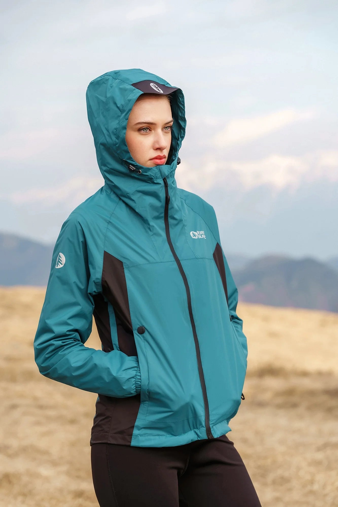 Wasserdichte Jacke Damen - ELDER grün-7