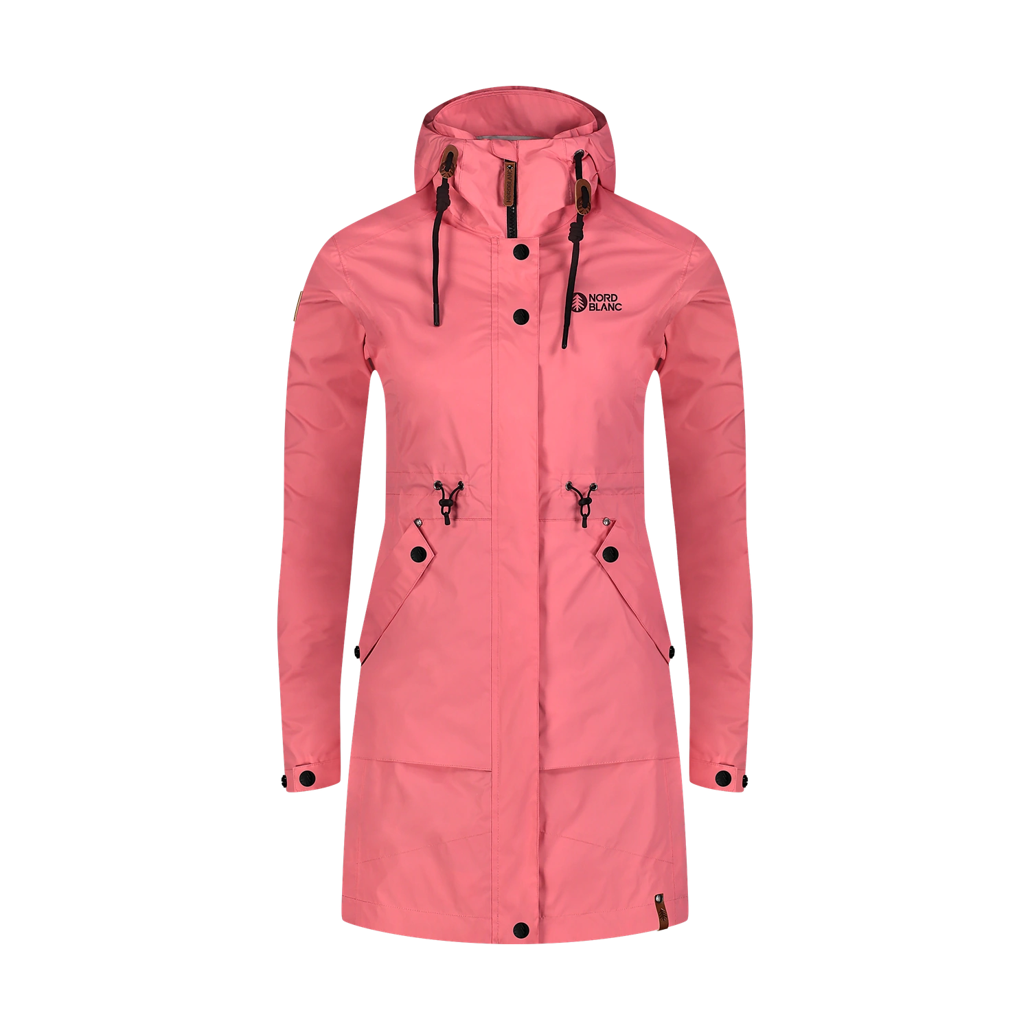 Waterproof parka jacket women's - HINTERLAND pink