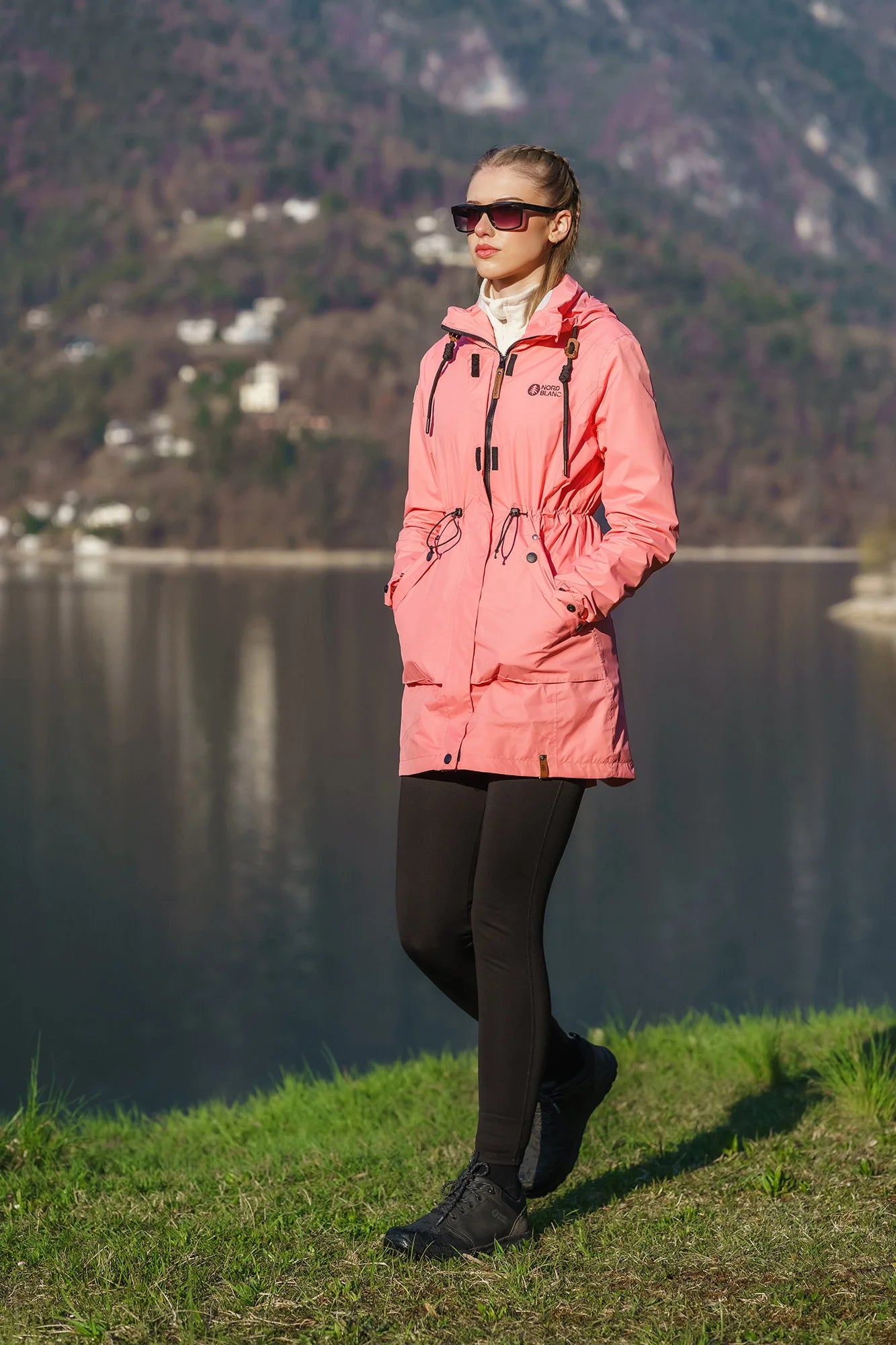 Waterproof parka jacket women's - HINTERLAND pink-3