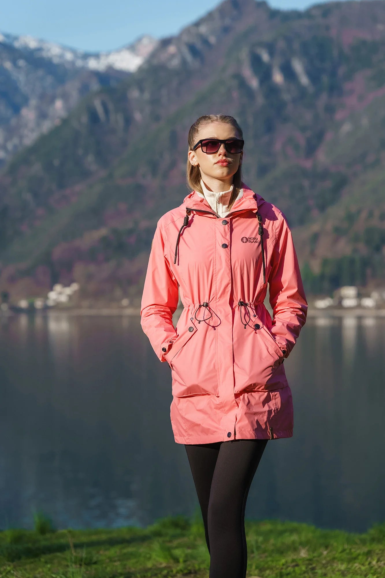 Waterproof parka jacket women's - HINTERLAND pink-4