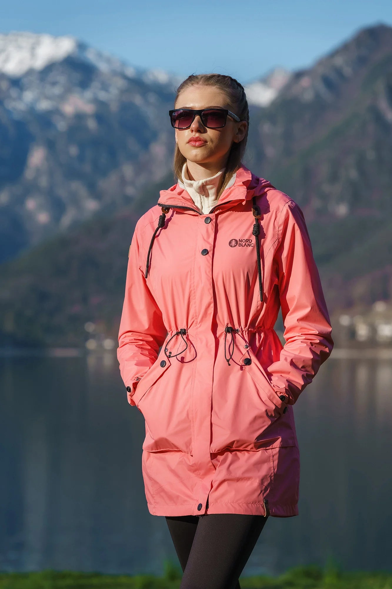 Waterproof parka jacket women's - HINTERLAND pink-5