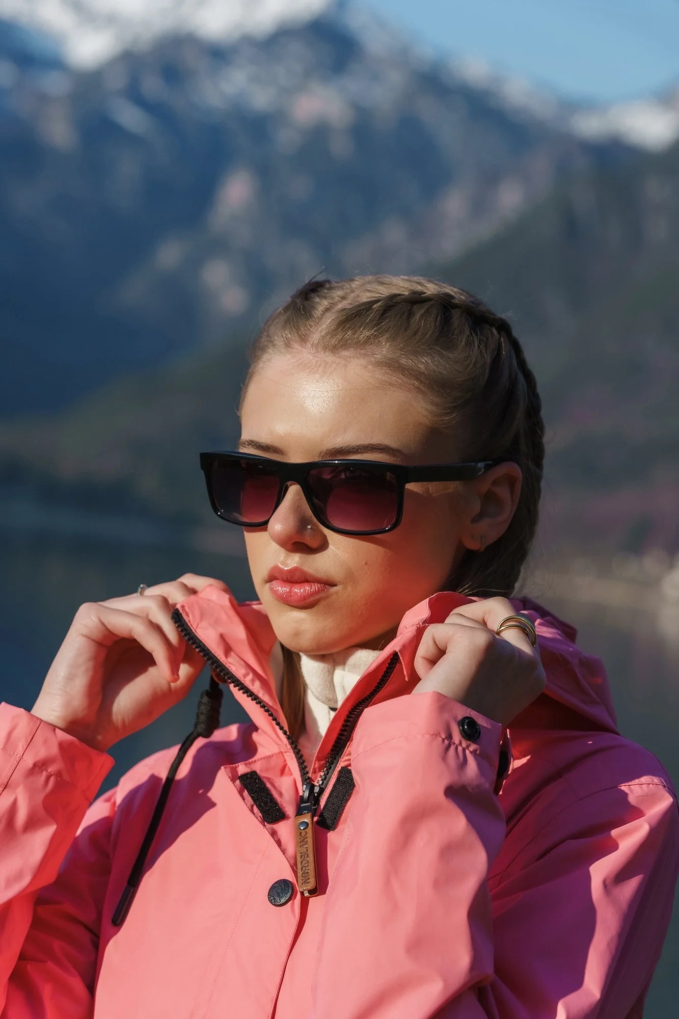 Waterproof parka jacket women's - HINTERLAND pink-7