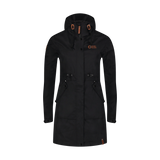 Waterproof parka jacket women's - HINTERLAND black