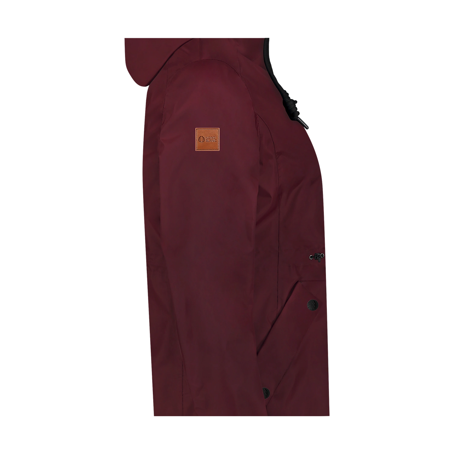 Vízálló parka női - HINTERLAND borszínű-2