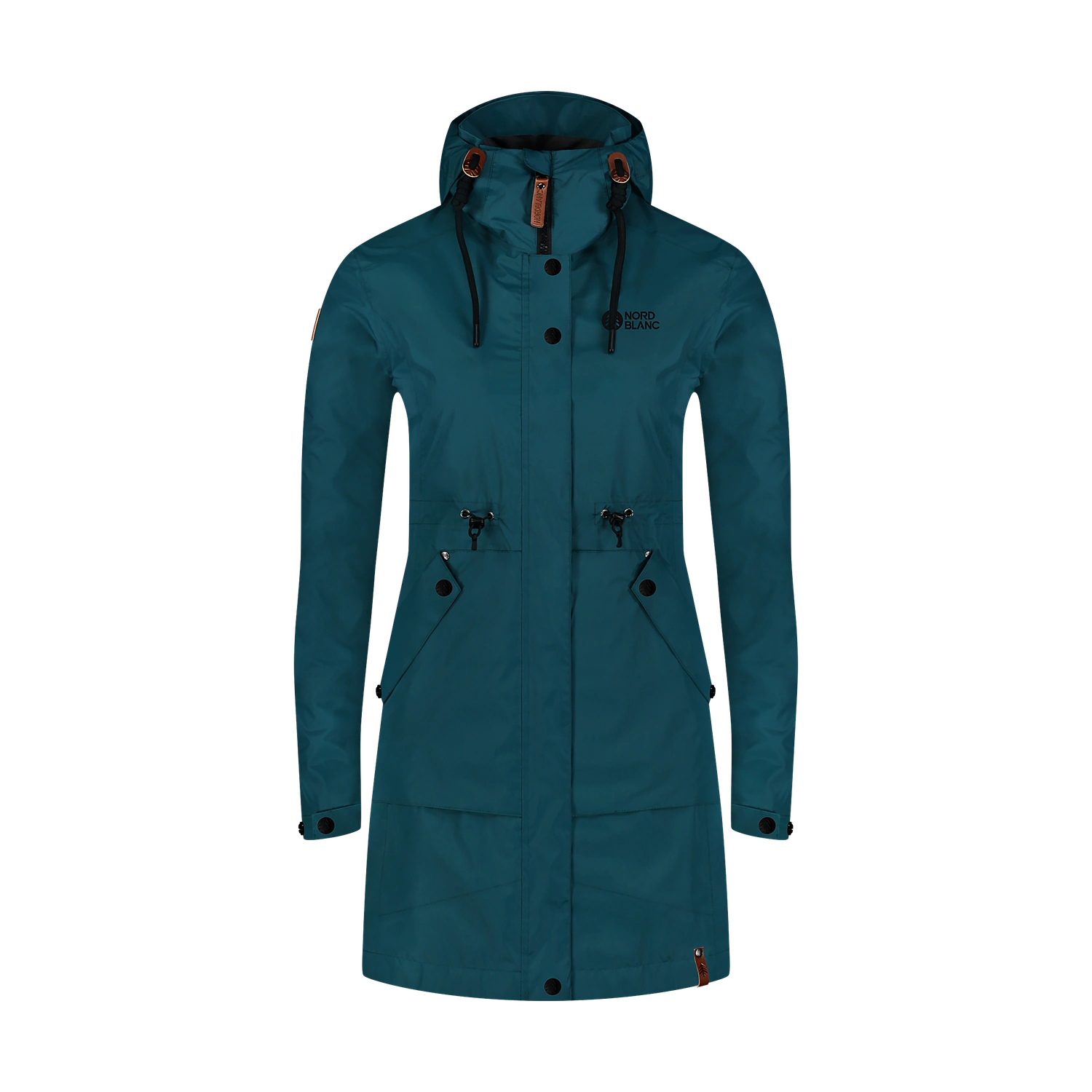 Wasserdichte Parka-Jacke Damen - HINTERLAND grün