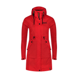 Waterproof parka jacket women's - HINTERLAND red