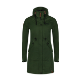 Waterproof parka jacket women's - HINTERLAND green
