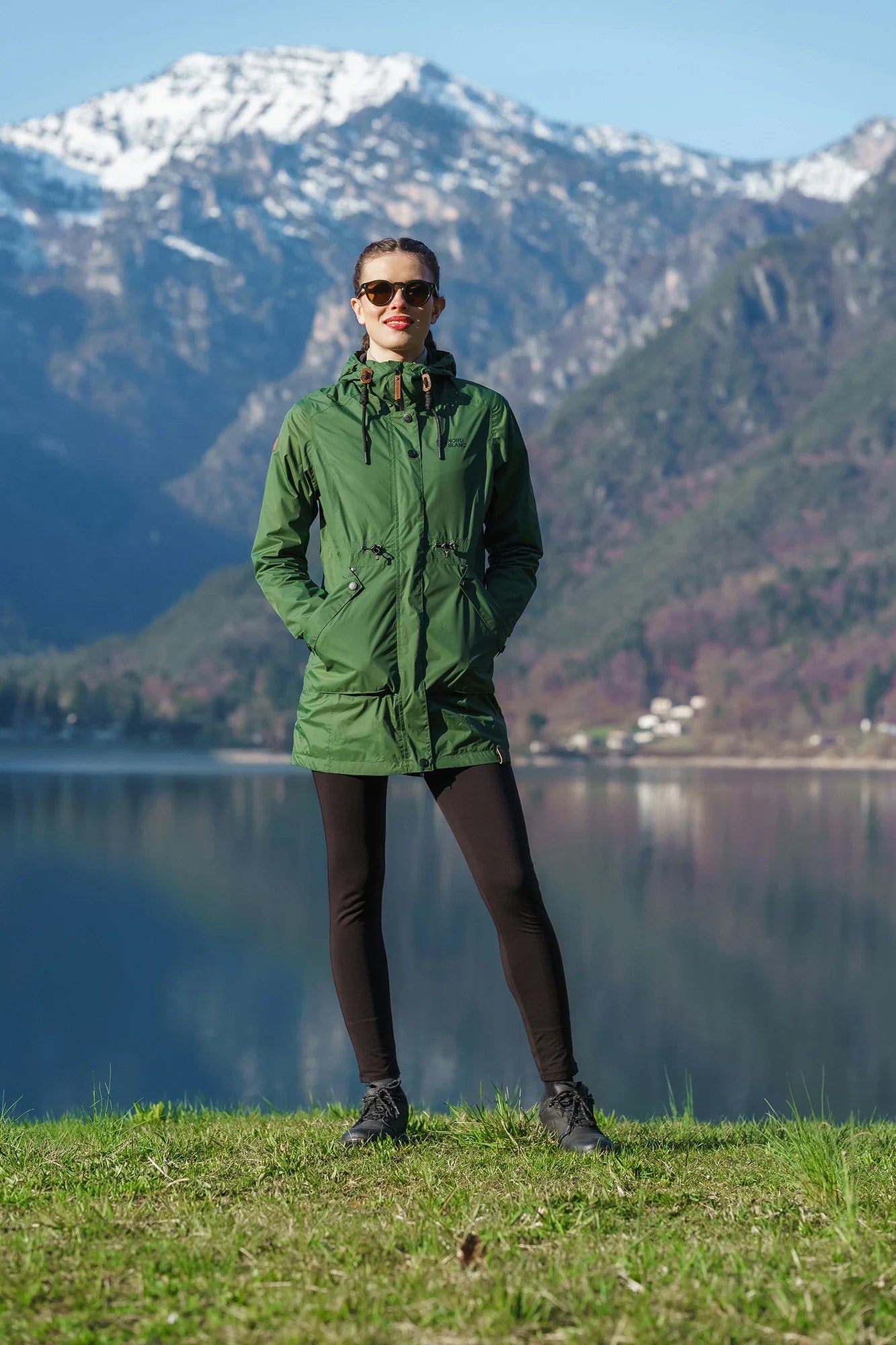 Waterproof parka jacket women's - HINTERLAND green-2