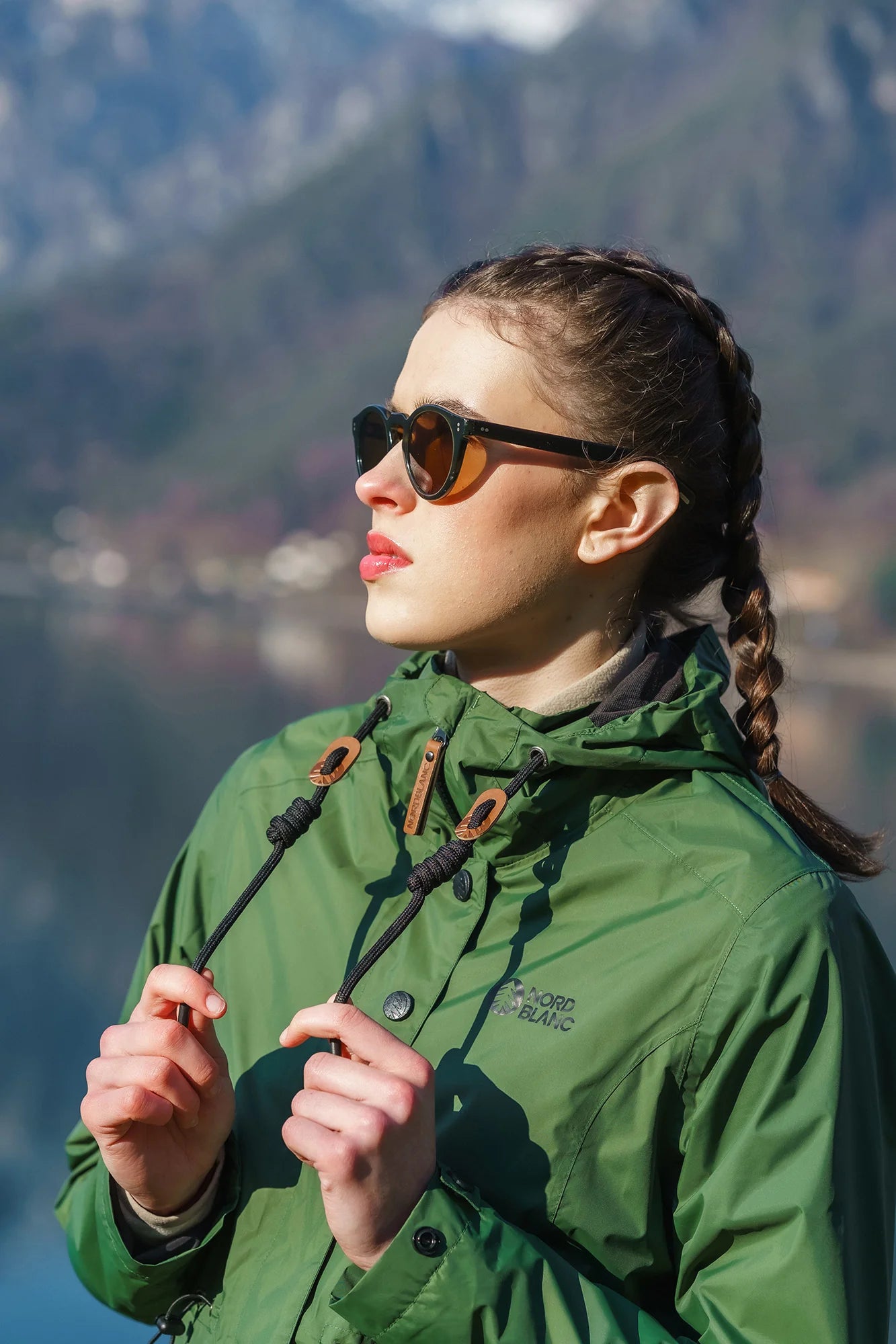 Waterproof parka jacket women's - HINTERLAND green-5