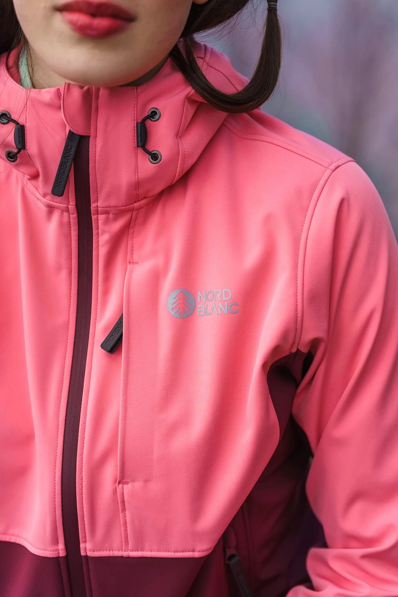Wasserdichte Leichte- Softshelljacke Damen - BLINK pink-9