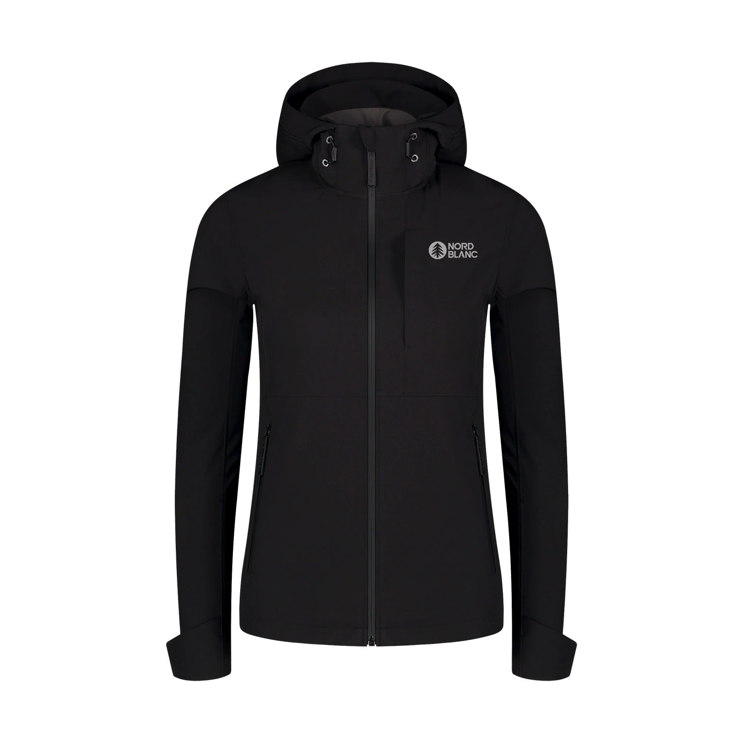 Wasserdichte Leichte- Softshelljacke Damen - BLINK schwarz