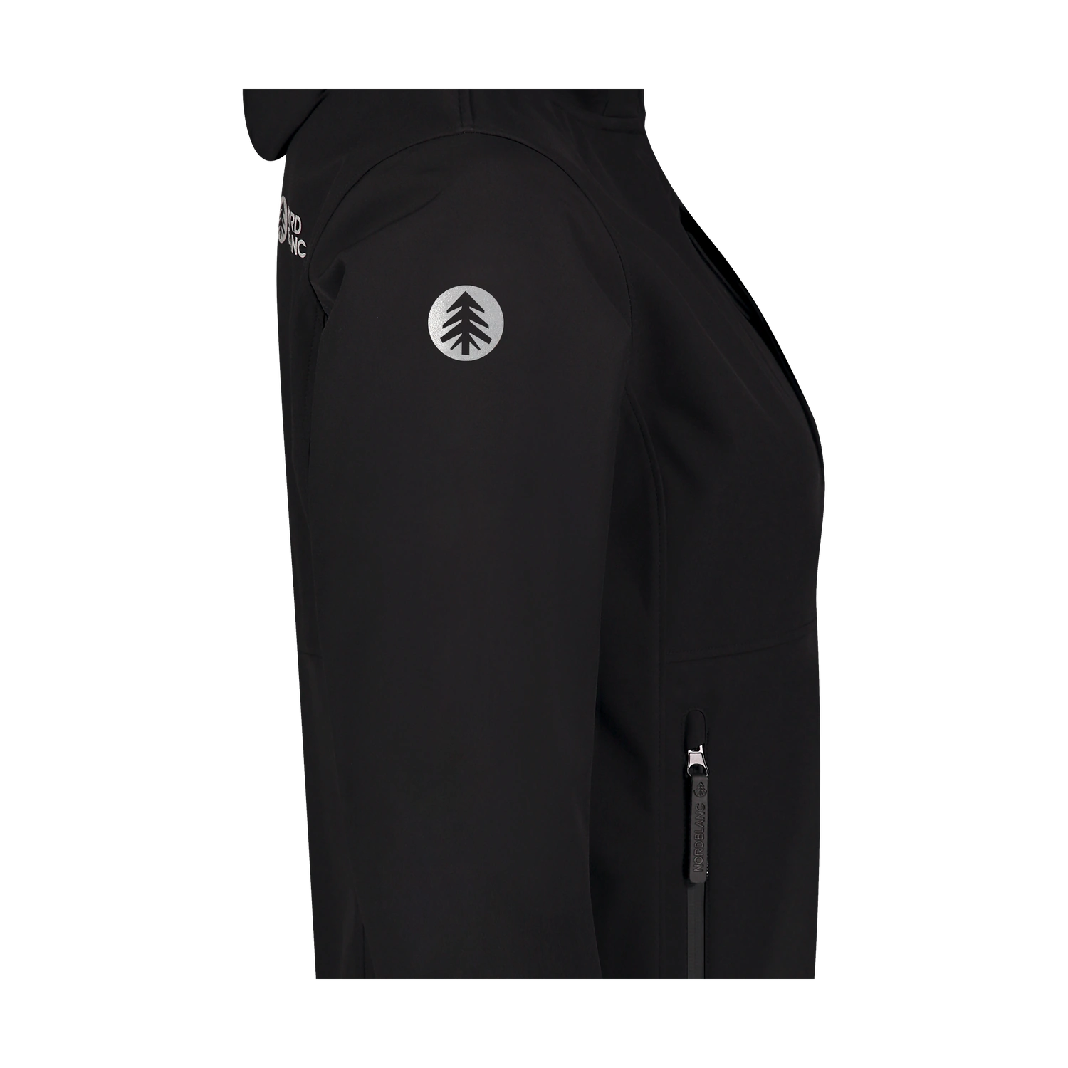 Wasserdichte Leichte- Softshelljacke Damen - BLINK schwarz-2