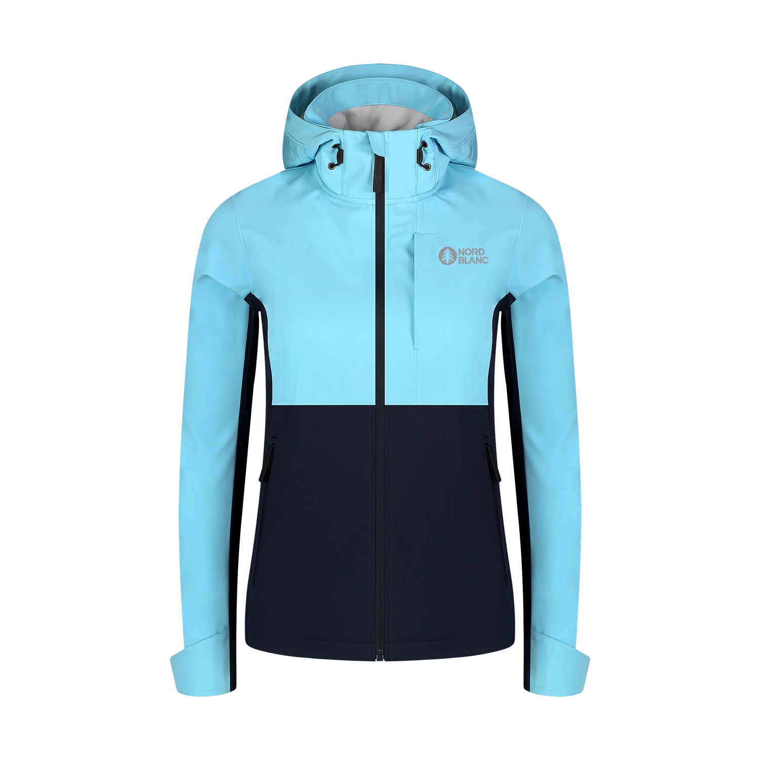 Wasserdichte Leichte- Softshelljacke Damen - BLINK blau
