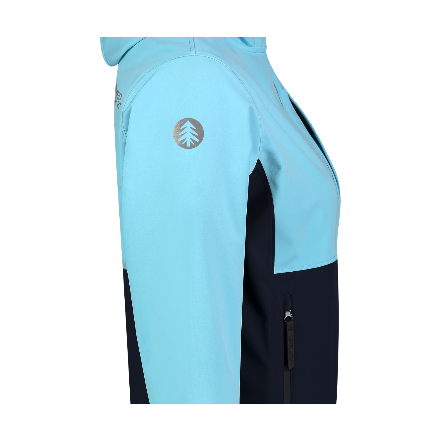 Wasserdichte Leichte- Softshelljacke Damen - BLINK blau-2