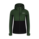 Wasserdichte Leichte- Softshelljacke Damen - BLINK grün