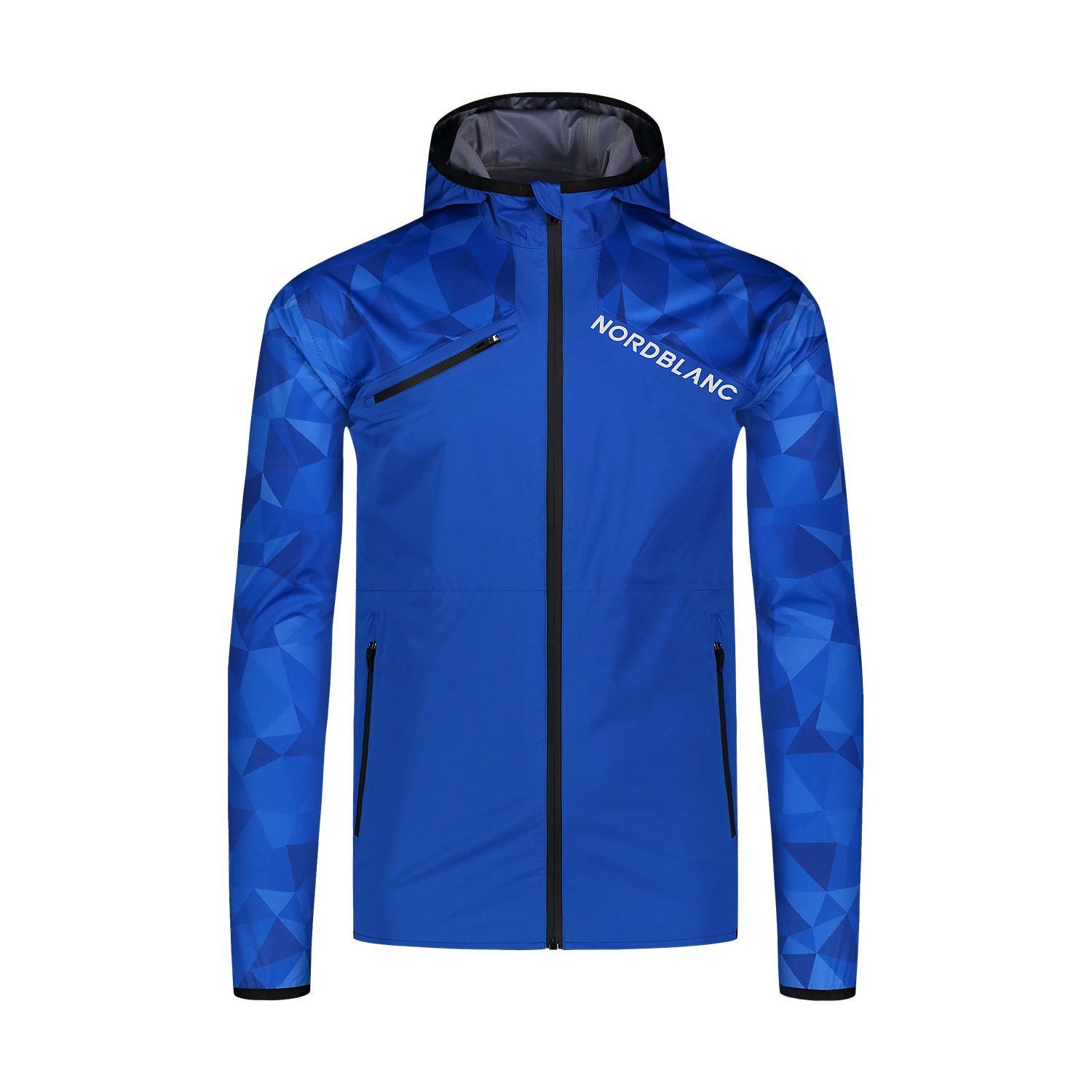 Waterproof light softshell jacket men's - RIGHT blue