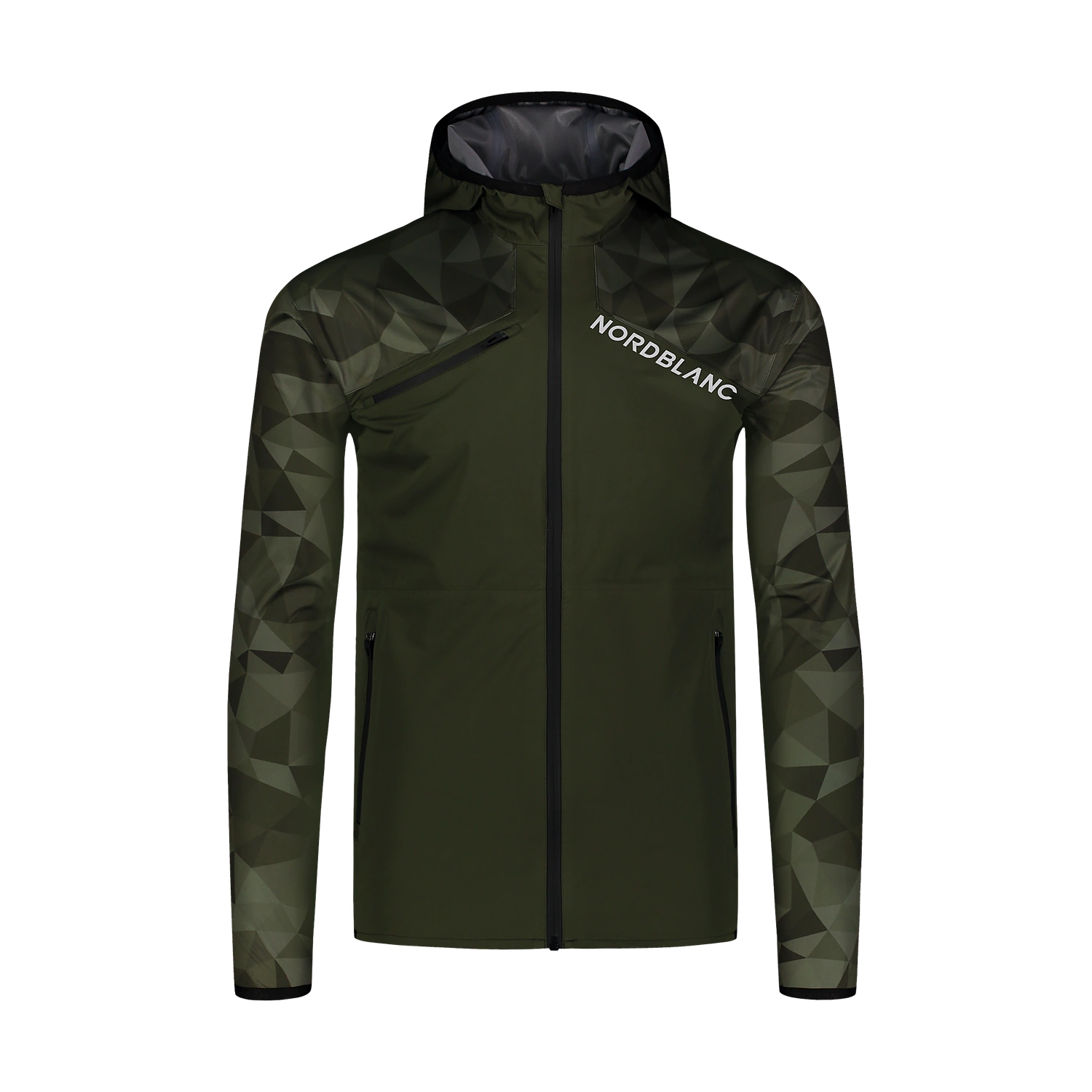 Waterproof light softshell jacket men's - RIGHT green