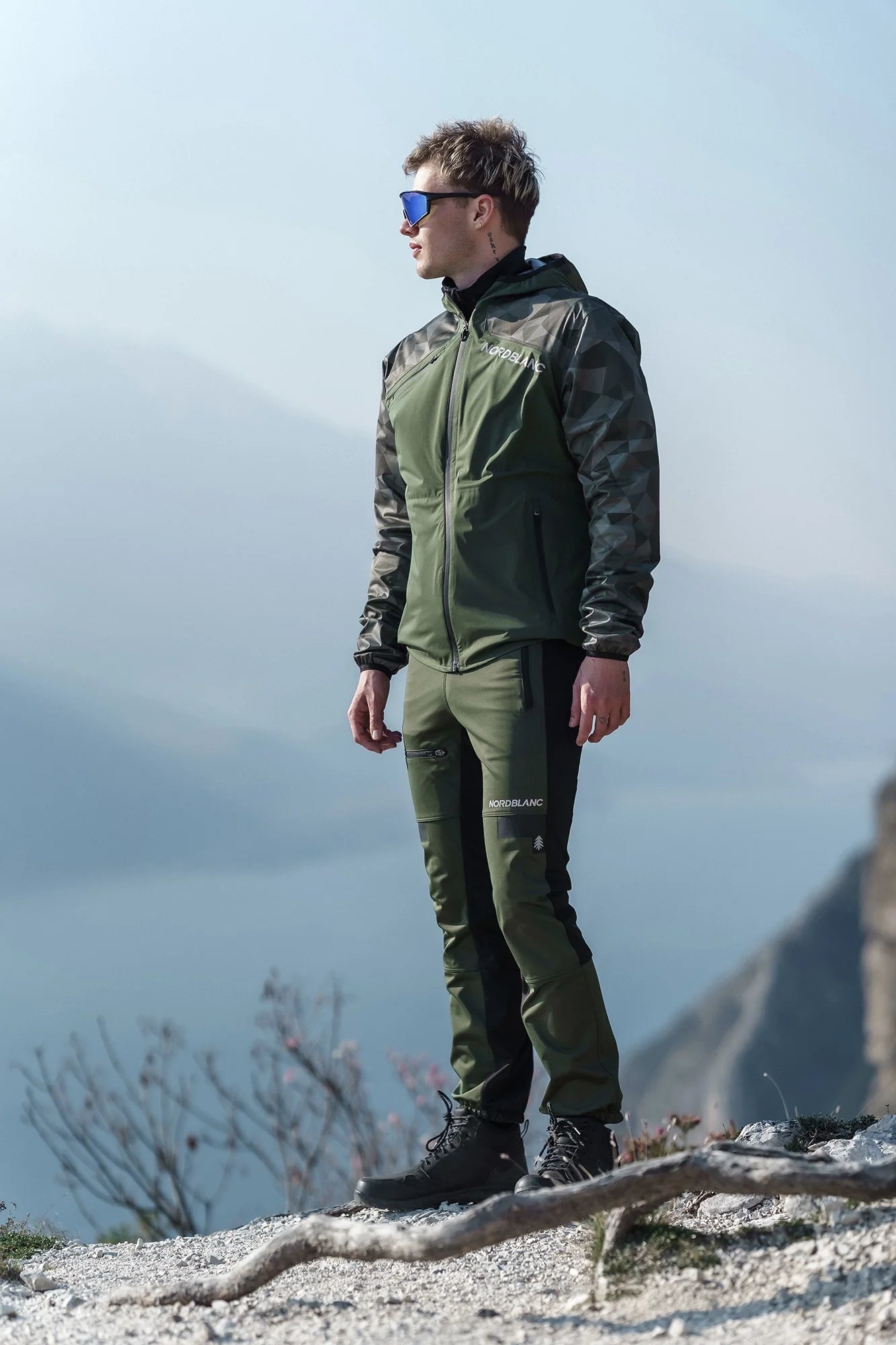 Wasserdichte Leichte- Softshelljacke Herren - RIGHT grün-4