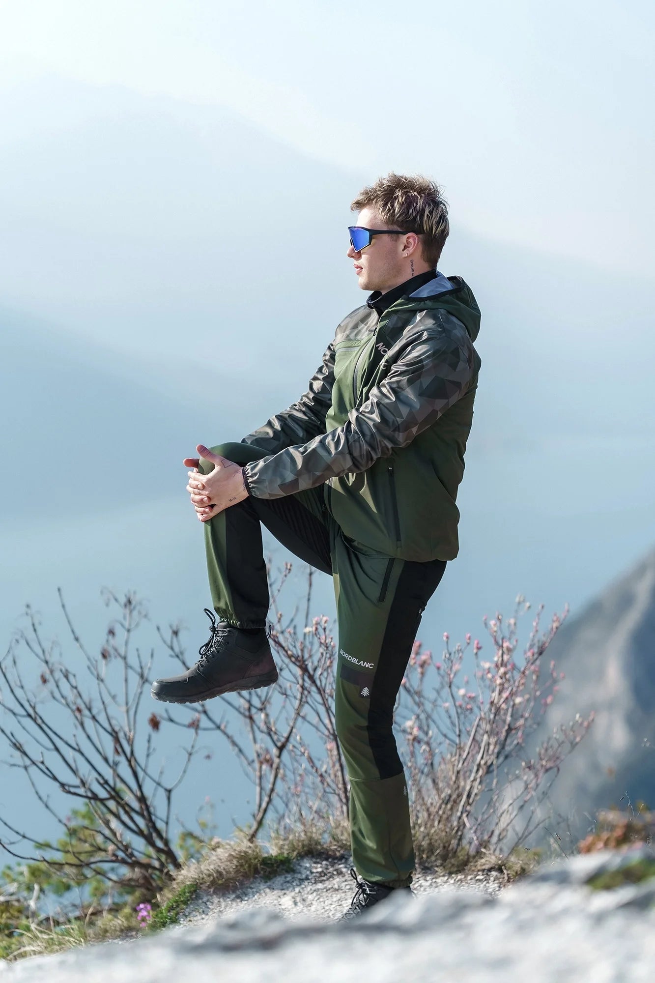 Wasserdichte Leichte- Softshelljacke Herren - RIGHT grün-5