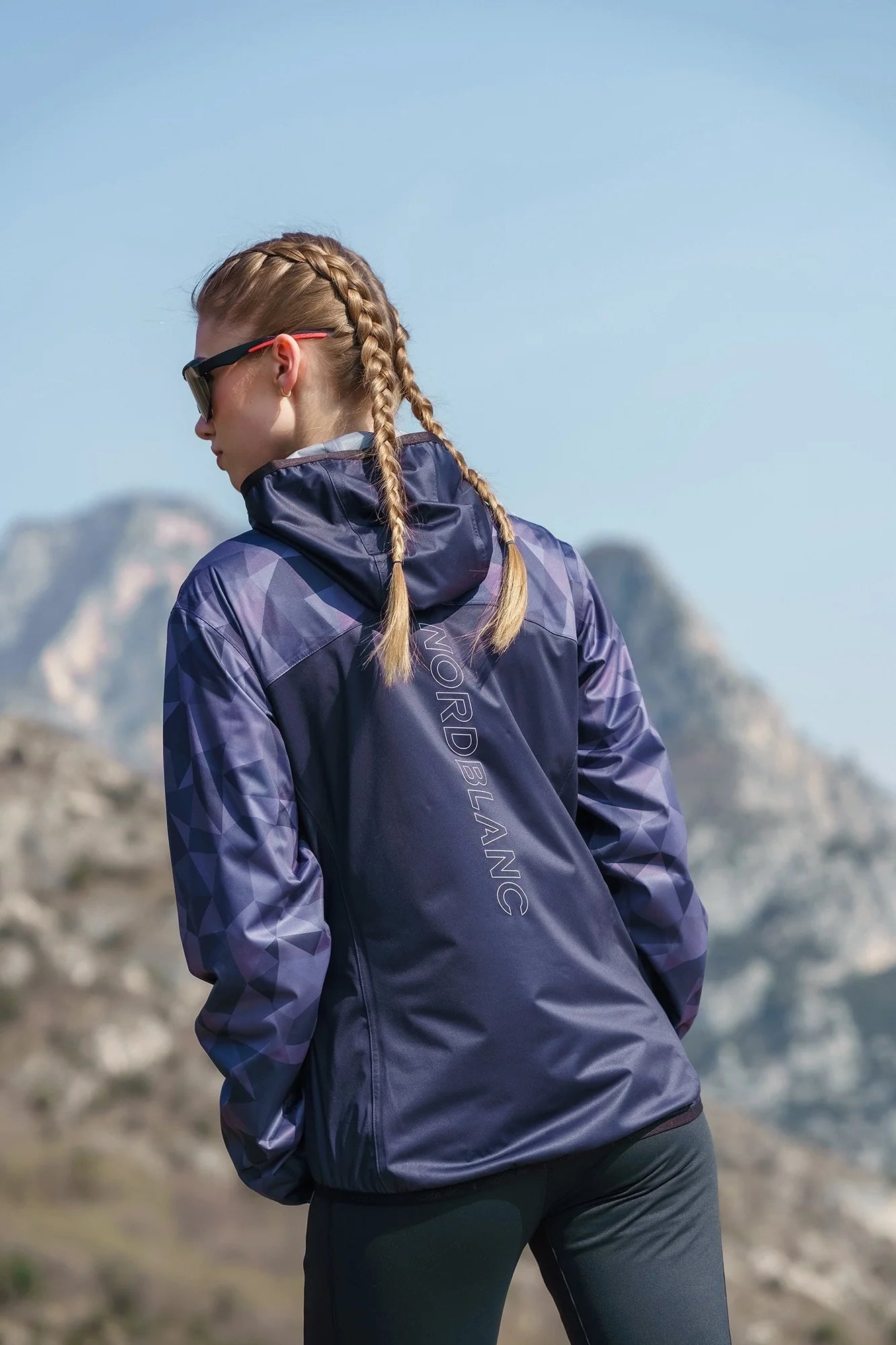 Wasserdichte Leichte- Softshelljacke Damen - UPLAND schwarz-5