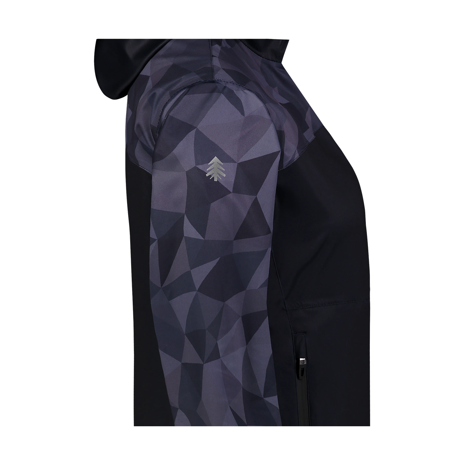 Wasserdichte Leichte- Softshelljacke Damen - UPLAND schwarz-8