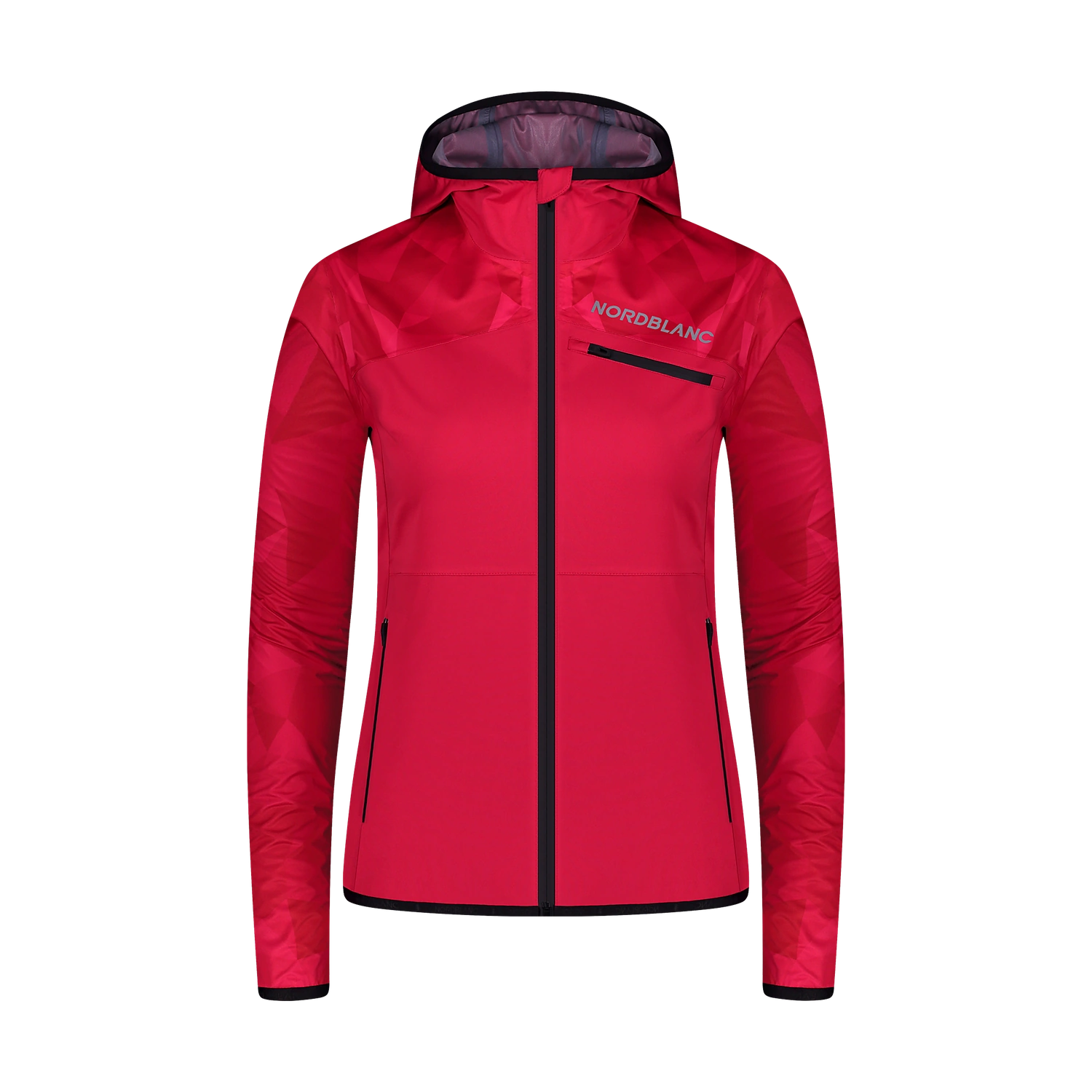 Vízálló könnyű softshell dzseki/kabát női - UPLAND rózsaszín-1