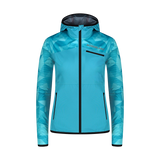 Wasserdichte Leichte- Softshelljacke Damen - UPLAND blau