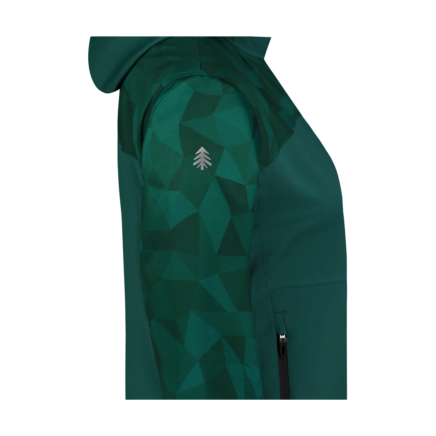 Wasserdichte Leichte- Softshelljacke Damen - UPLAND grün-4