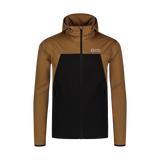 Waterproof light softshell jacket men's - EXPEDITIOUS brown