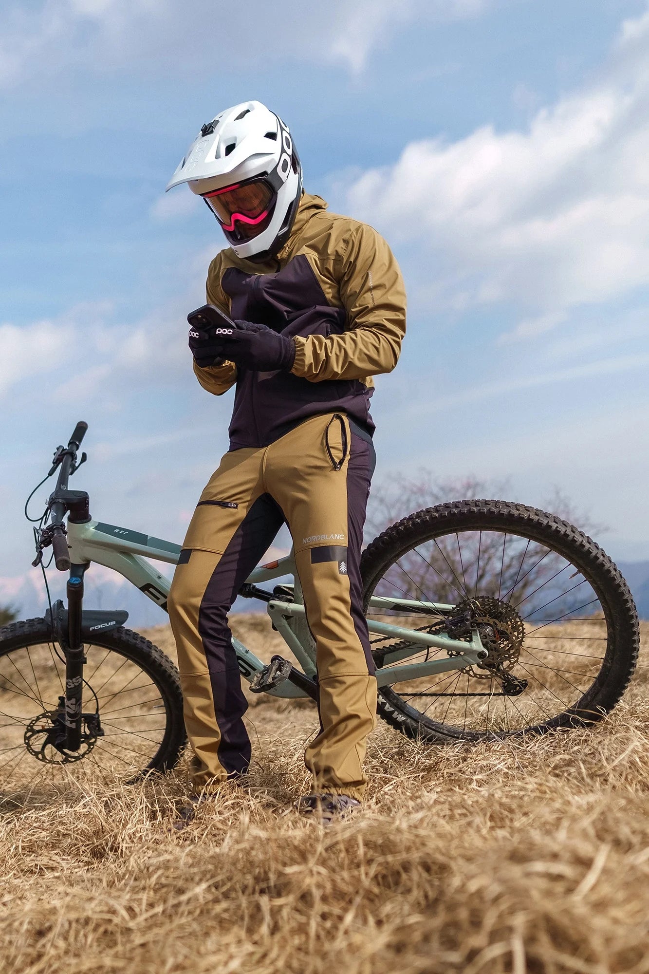 Vodootporna lagana softshell jakna muška - EXPEDITIOUS smeđa-3