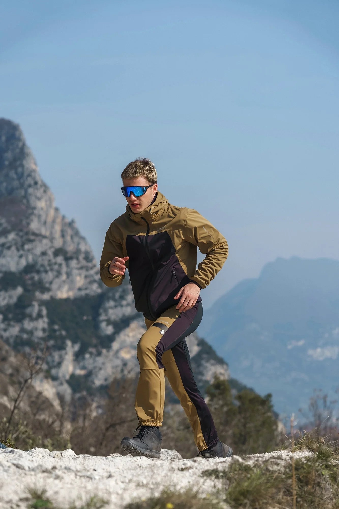 Vodootporna lagana softshell jakna muška - EXPEDITIOUS smeđa-4